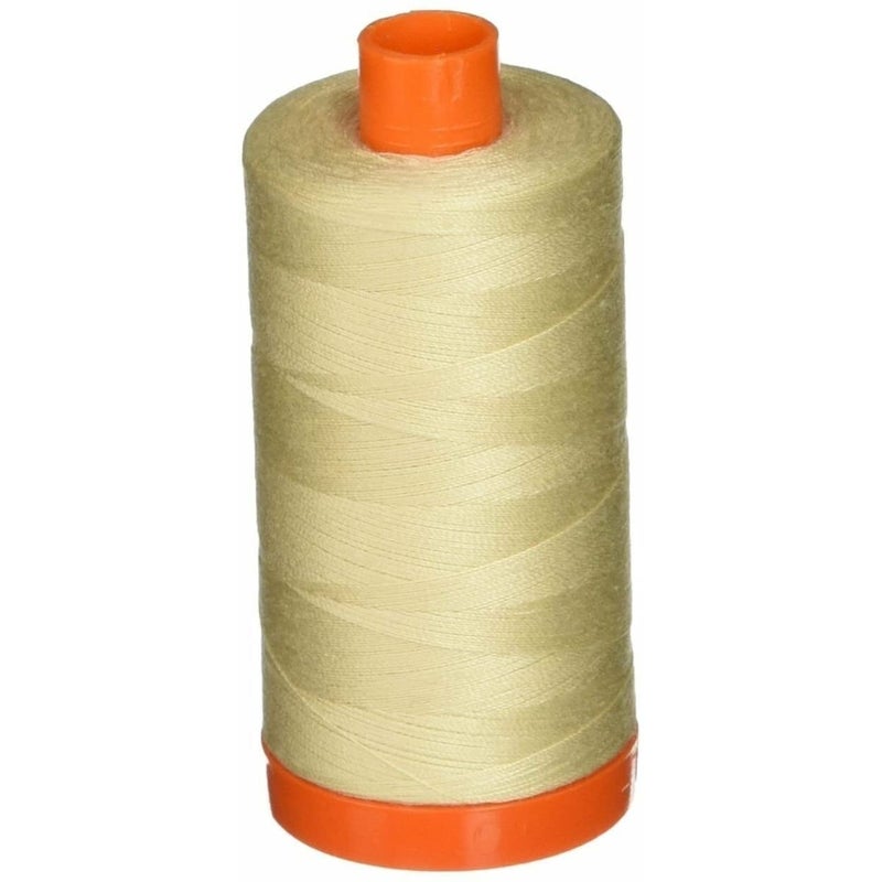 Aurifil Mako Cotton Thread Solid, 1422 yd, Light Beige 2310 - Image 2